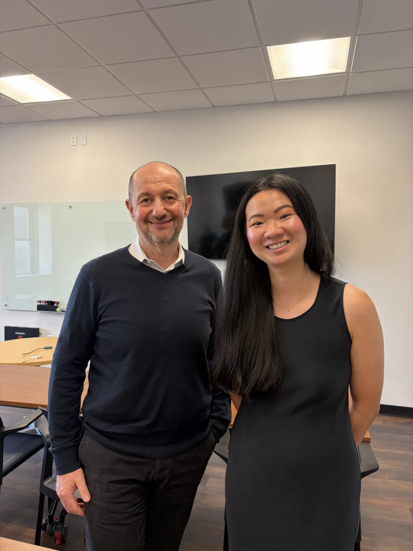 Professor Oleg Gang and Dr. Alexia Yun